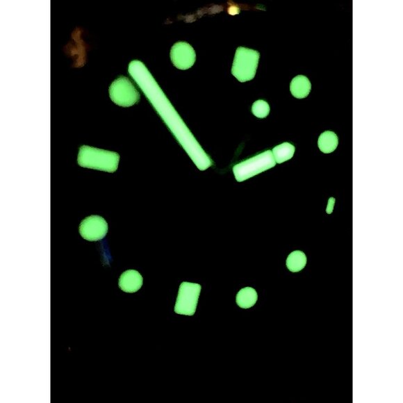 Oris Men's Watch 7720 Divers Sixty-Five Swiss Automatic Green Dial Brown Leather - Picture 8 of 15